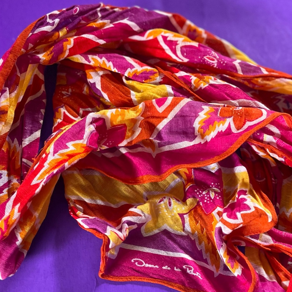 Oscar de la Renta Oblong Scarf - AS IS